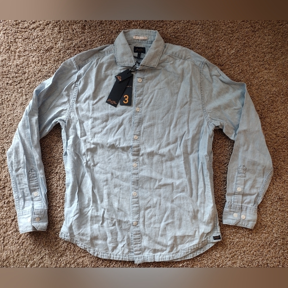 Good Man Brand Light Blue Button Down Shirt NWT